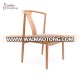 Exquisite bamboo dining chair with the soft surface