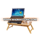 Bamboo wooden folding laptop table