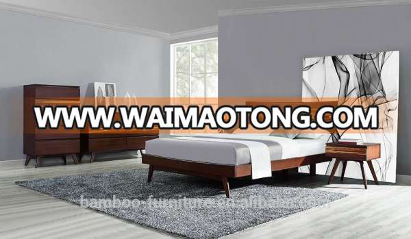 Bamboo Furniture modern bamboo Bed collection bedroom furniture with simple design