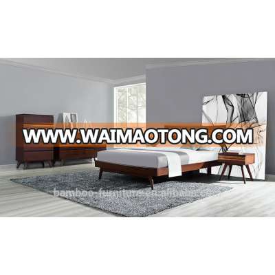 Bamboo Furniture modern bamboo Bed collection bedroom furniture with simple design